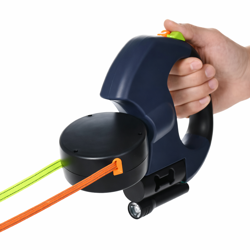 Double Retractable Dog Leash